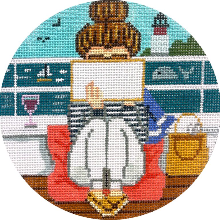 Sailing Stitching Girl