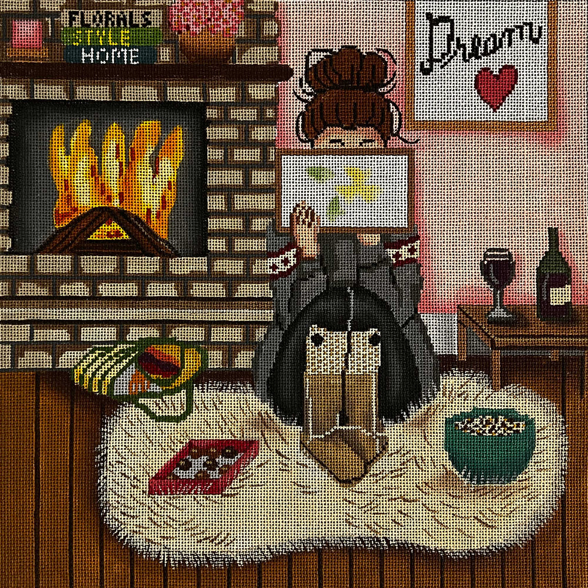 Stitching Girl Winter