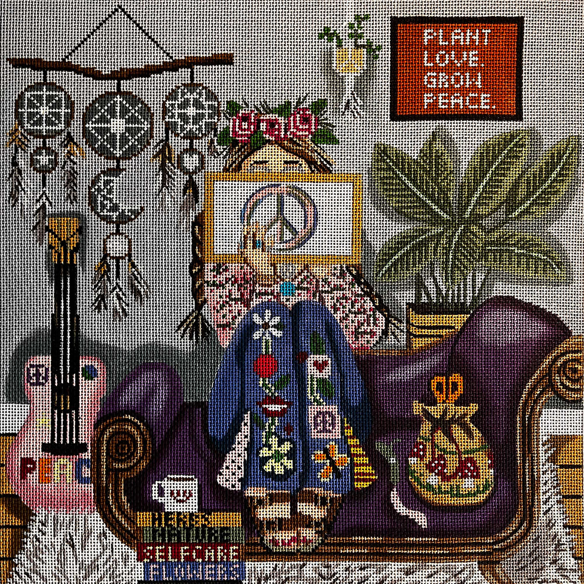 Hippie Stitching Girl