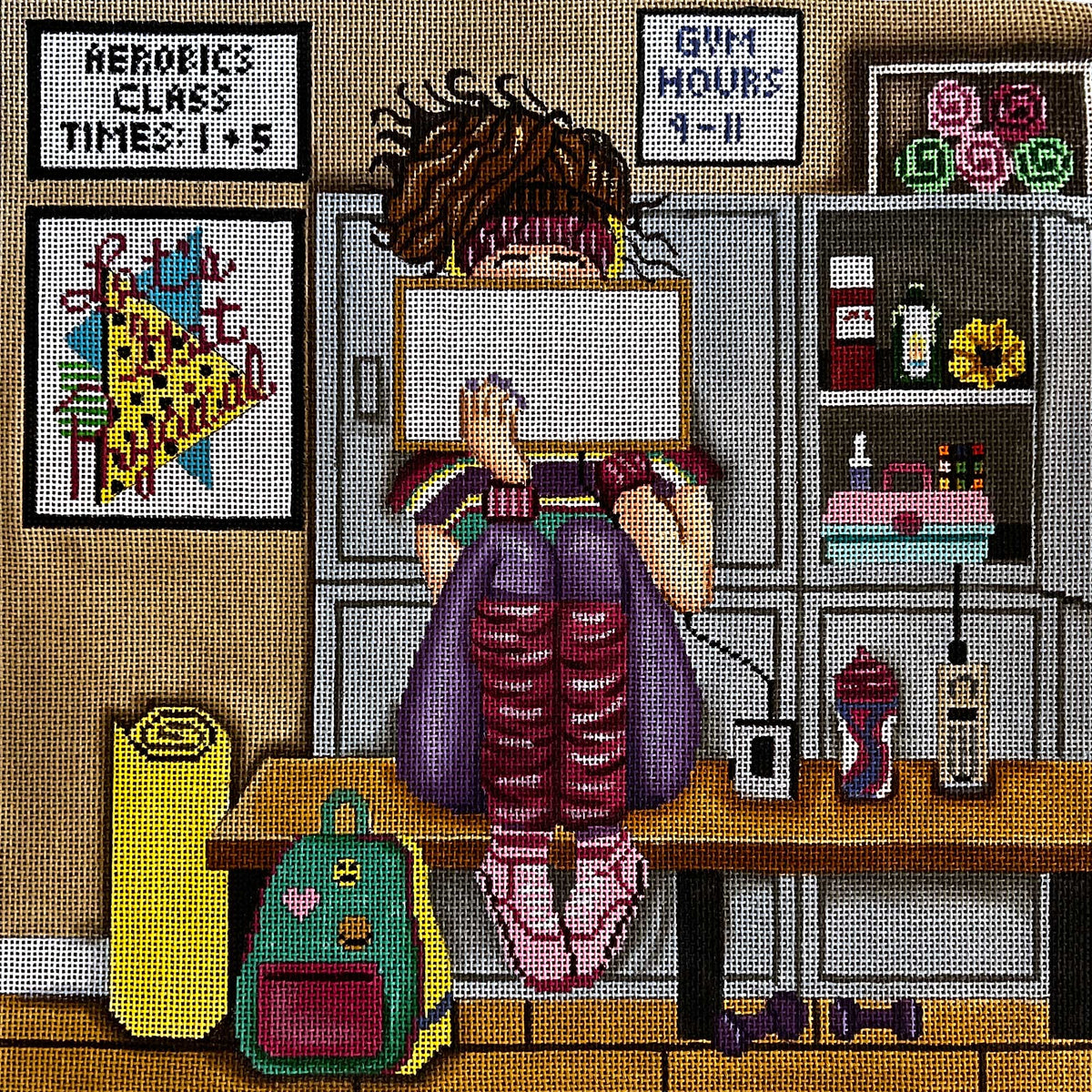Let's Get Physical Stitching Girl