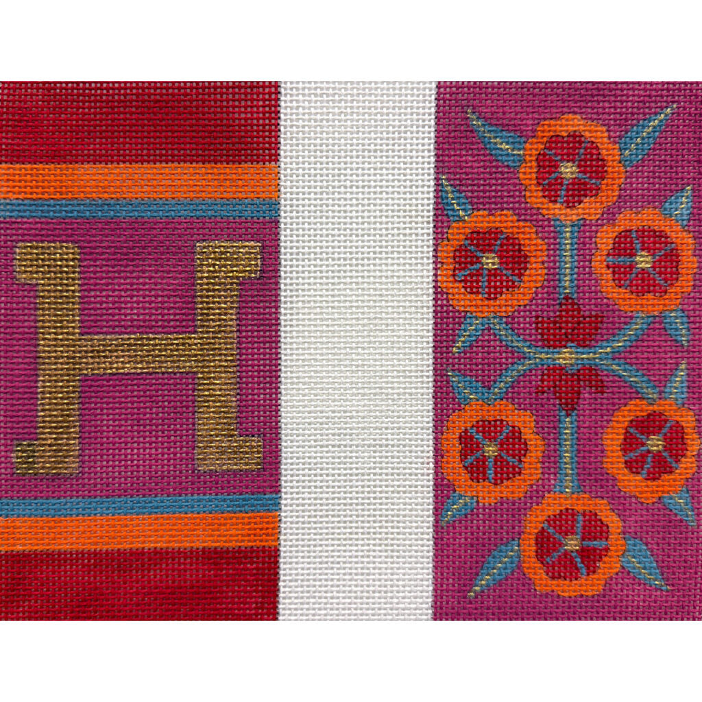 Designer Eyeglass Case - "H"