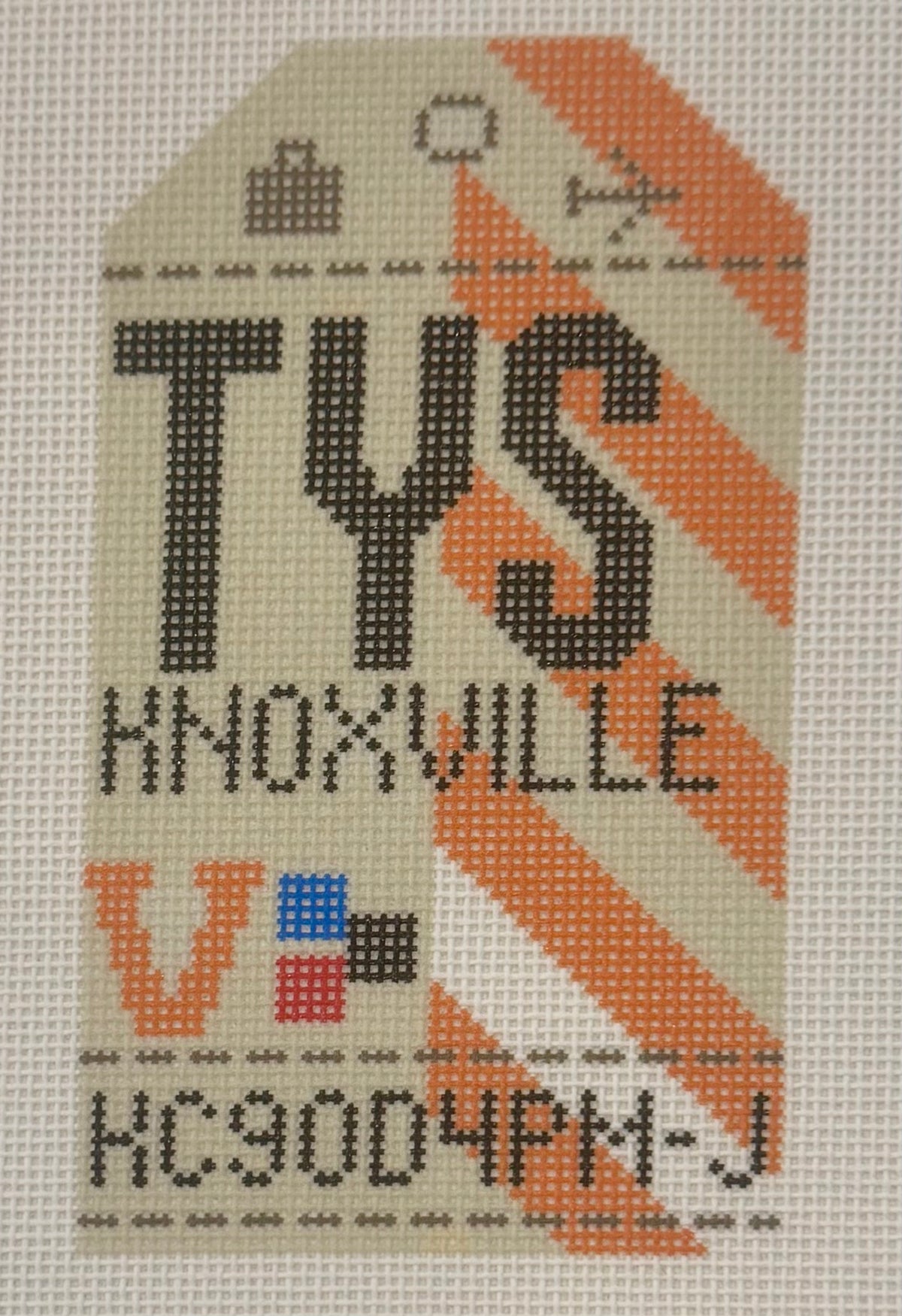 Knoxville Retro Travel Tag