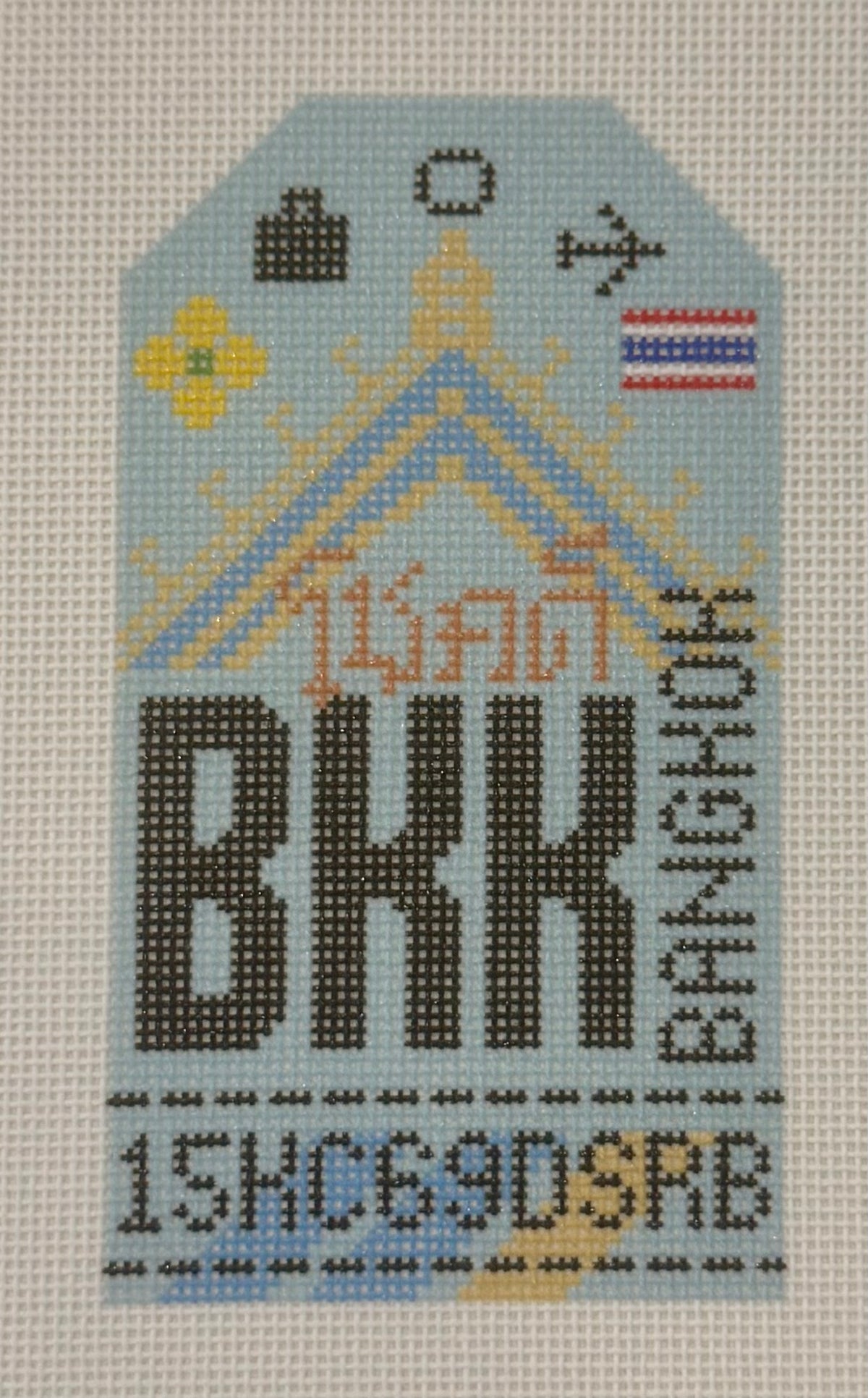 Bangkok Retro Travel Tag