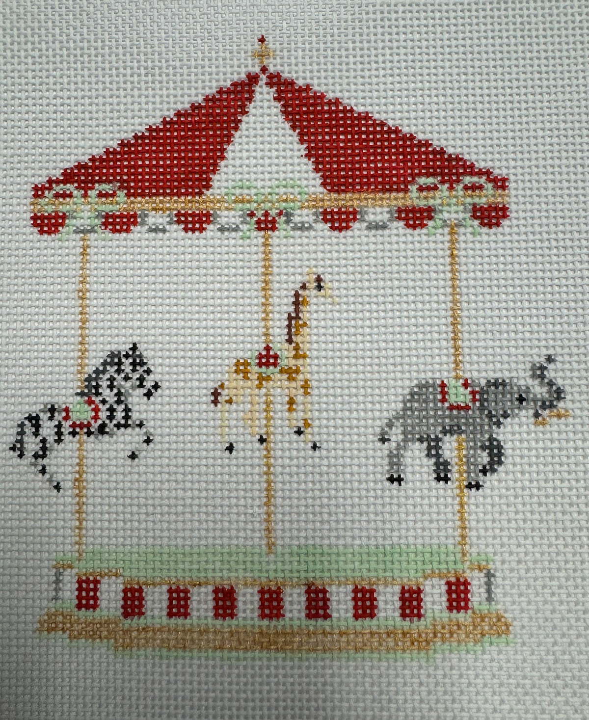 Carousel Needlepoint Carousel Series - Circus – Seaside Needlepoint