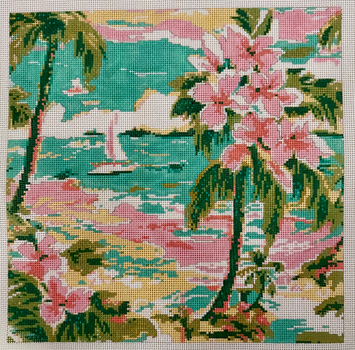 Muted Beach Scene