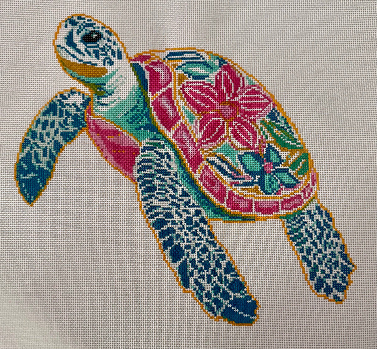 Colorful Sea Turtle