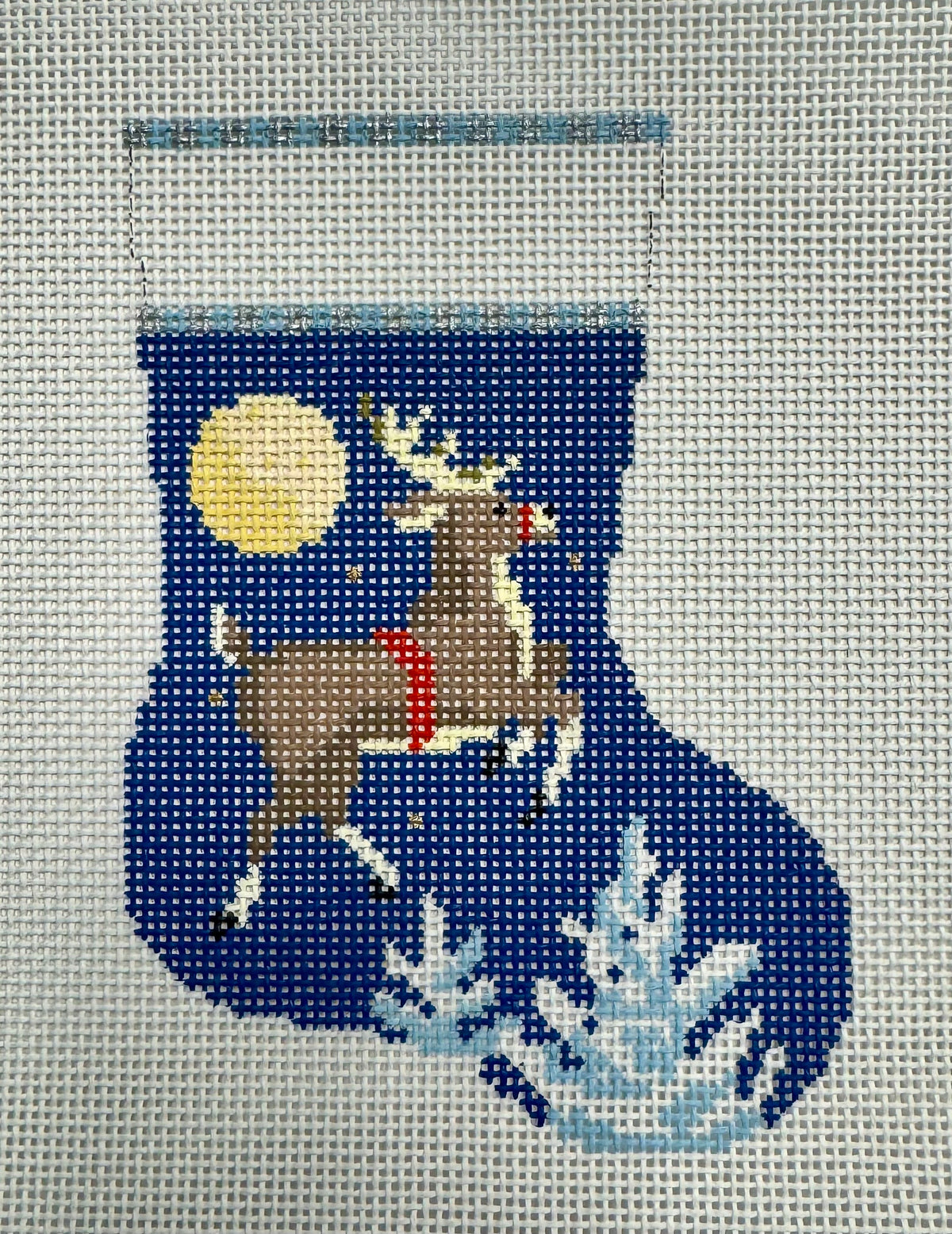 Flying Reindeer Mini Sock