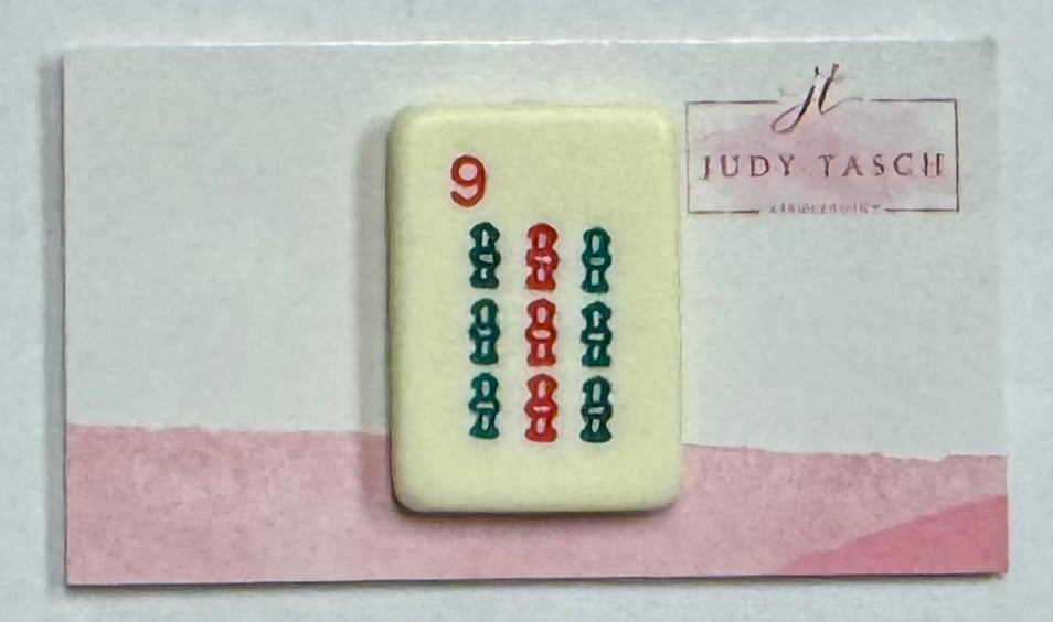 Mahjong Needleminder - 9 Bam