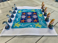 Mermaids & Dolphins Tic Tac Toe Board & Pieces