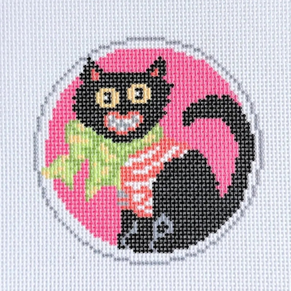 Halloween Cat Round