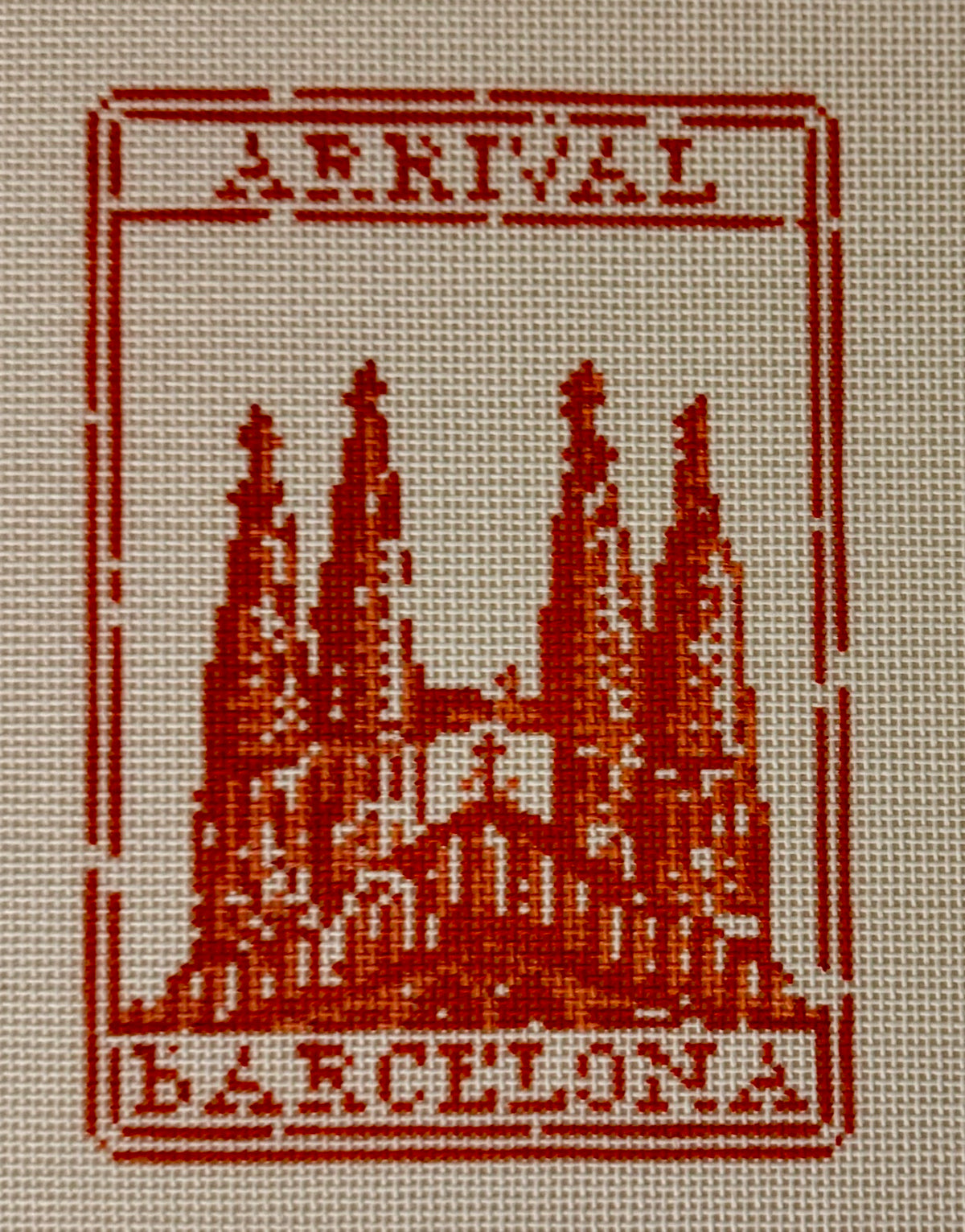 Barcelona Passport Stamp