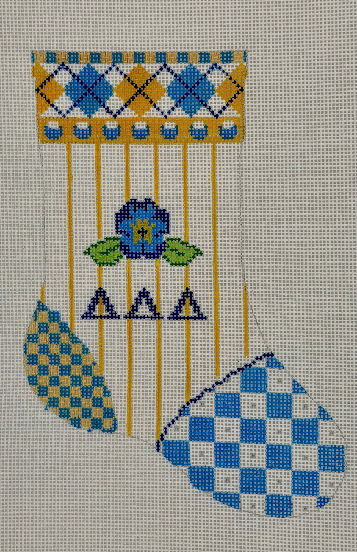 Mini Stocking - Tri Delta Sorority