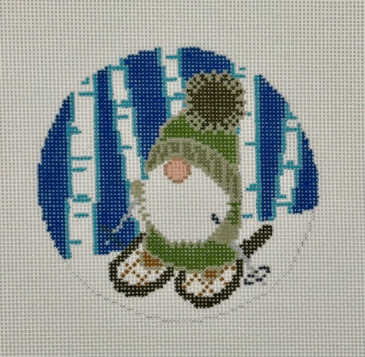 Snowshow Gnome Ornament