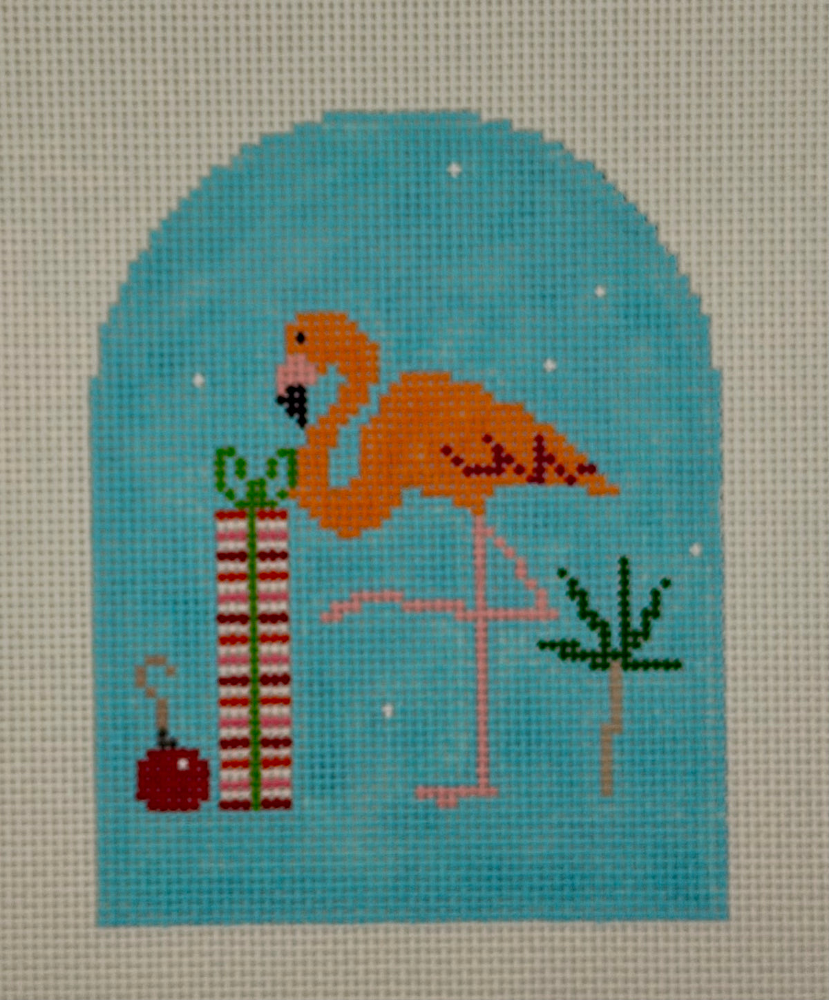 Flamingo with Tall Package