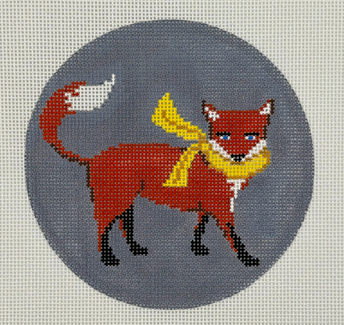 Red Fox with Yellow Scarf