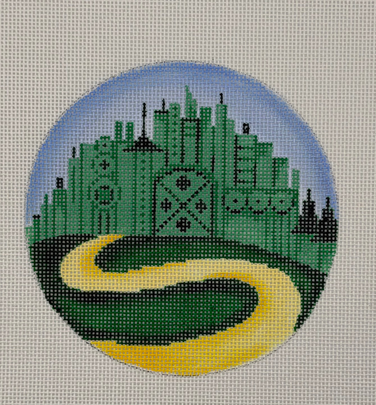 Emerald City with Yellow Brick Road