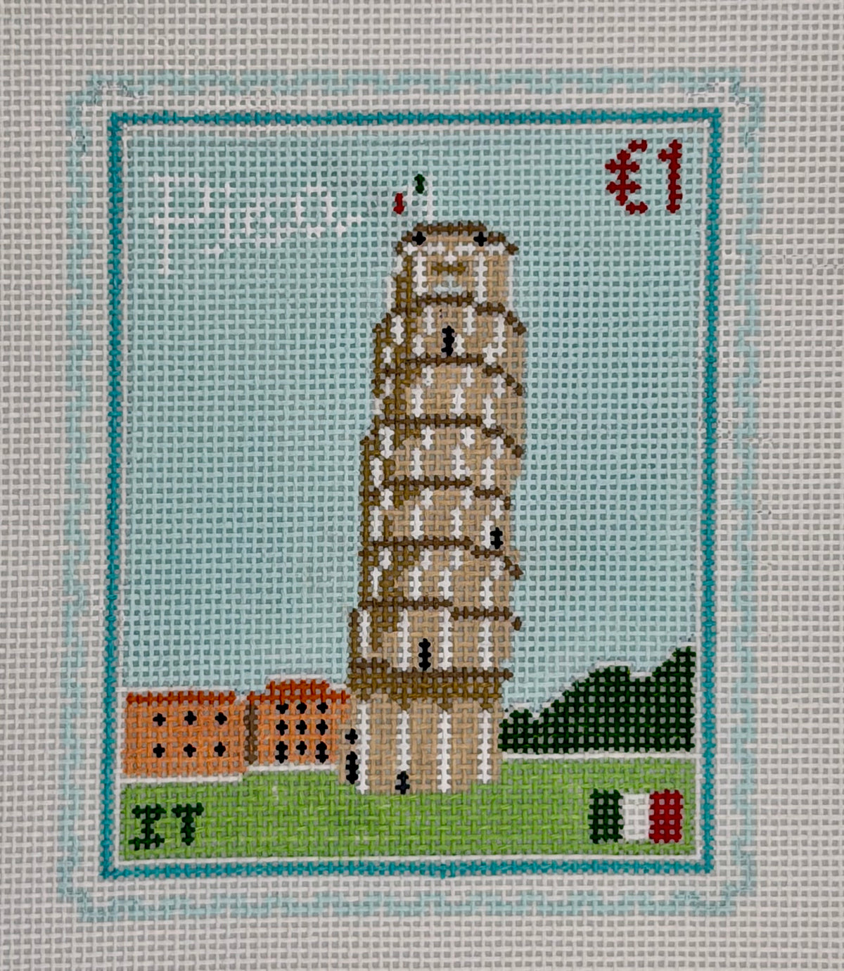 Pisa Travel Stamp