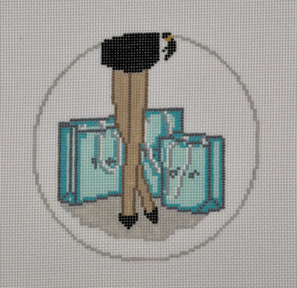 Audrey with Bags