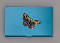 Butterfly on Blue Magnetic Needle Case