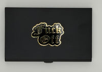 F*** Off on Black Magnetic Needle Case