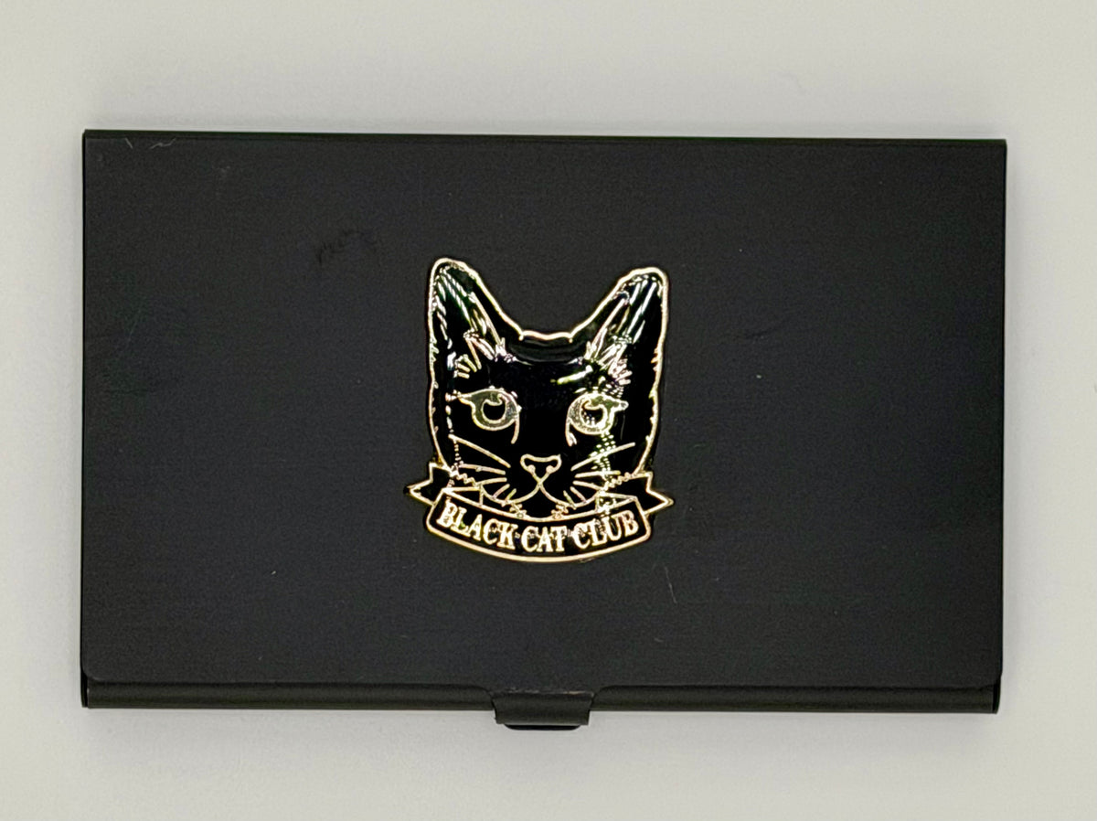 Black Cat Club on Black Magnetic Needle Case