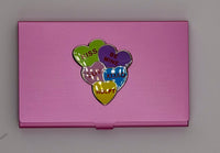 Valentine Hearts on Pink Magnetic Needle Case