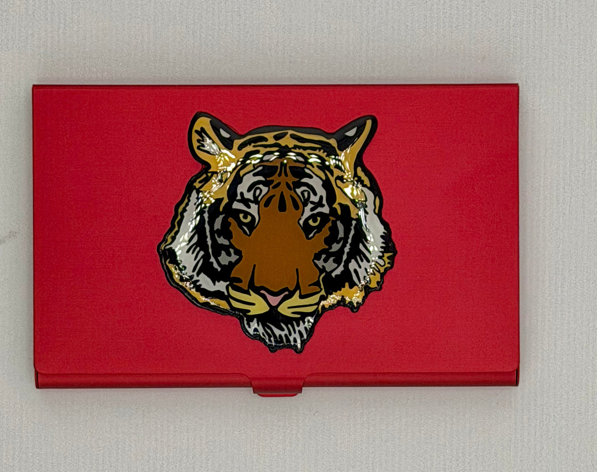 Tiger on Red Magnetic Needle Case