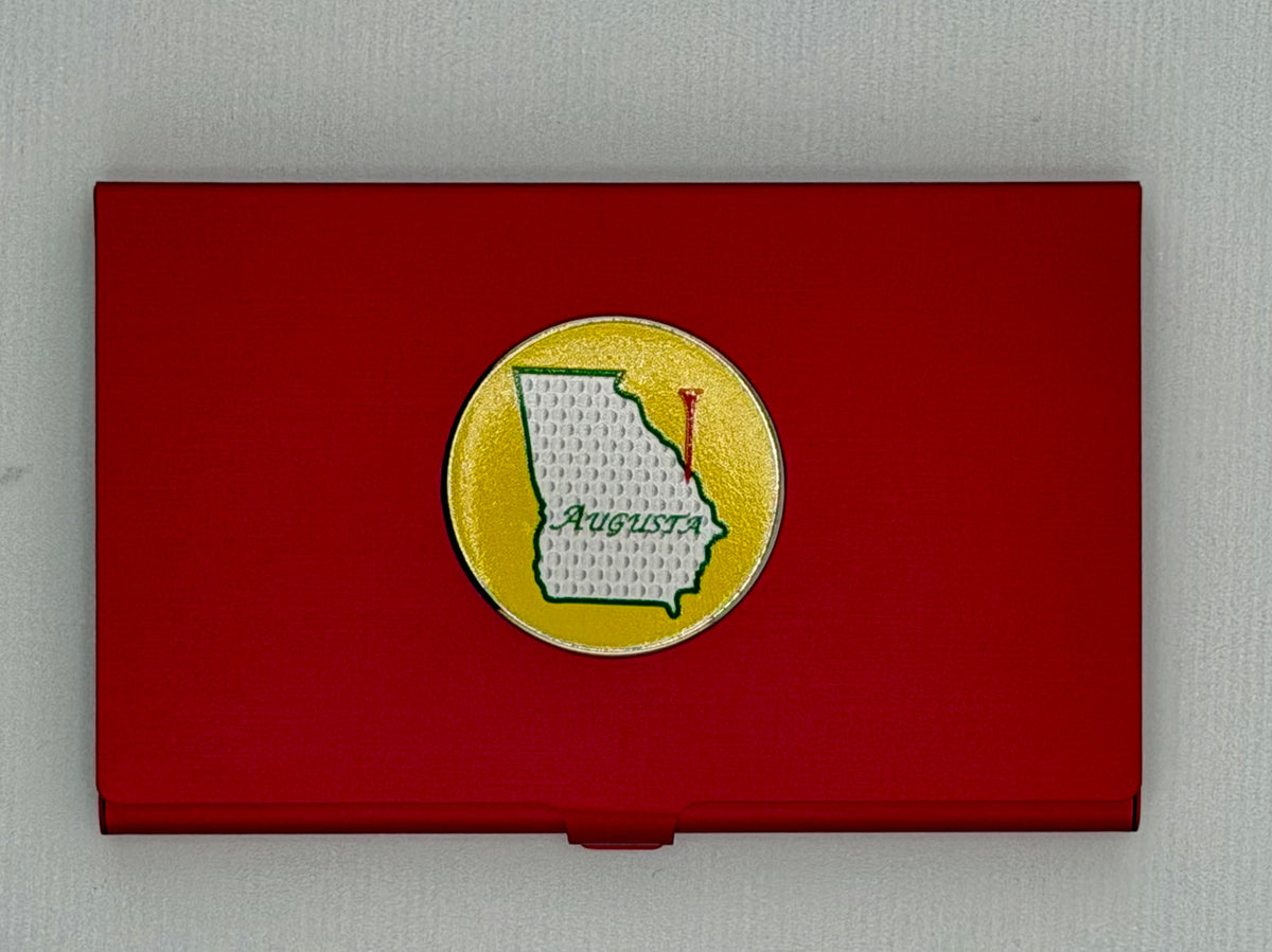 Augusta on Red Magnetic Needle Case