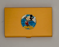Mickey Mouse on Gold Magnetic Needle Case