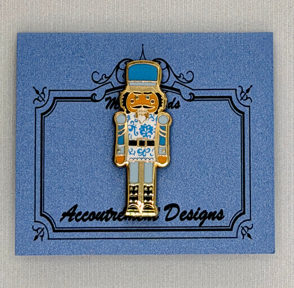 Blue Nutcracker Needle Minder