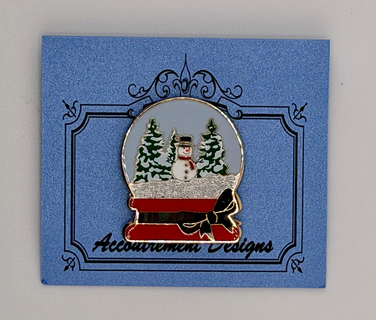 Snowman Snowglobe Needle Minder