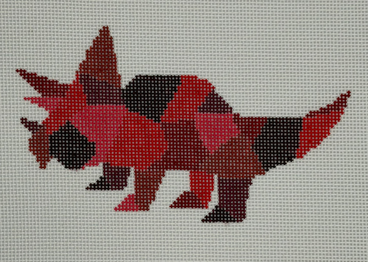 Red Triceratops