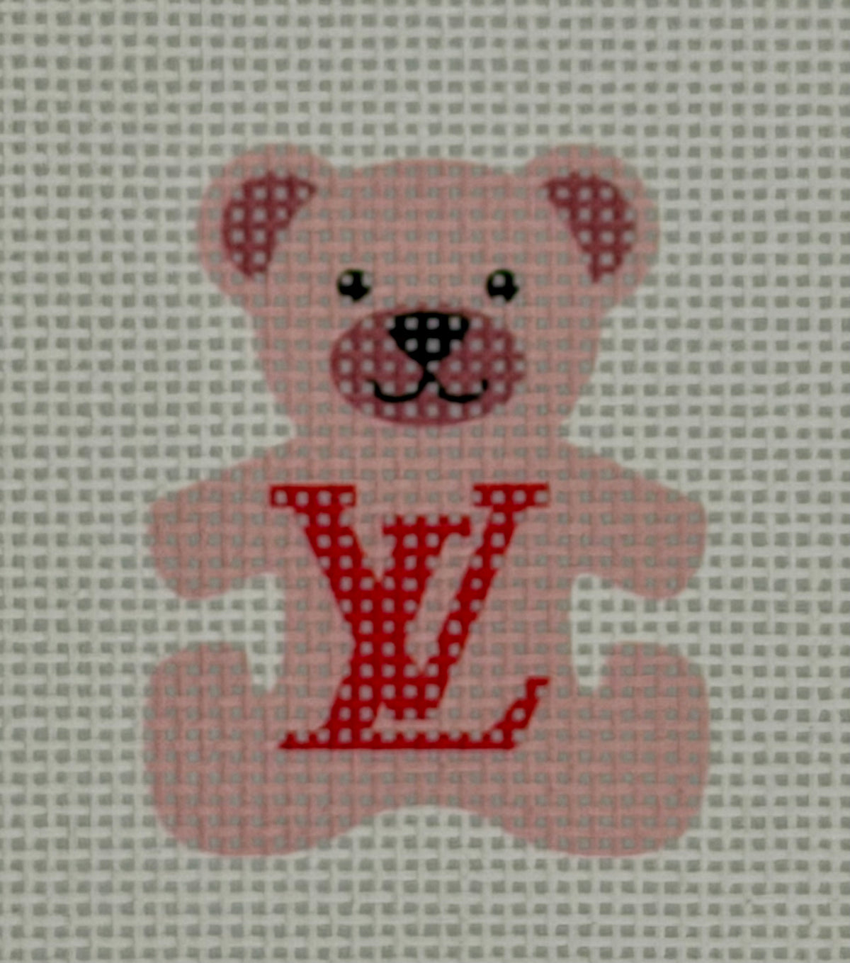 Teddy Bear Charm - Pink LV Bear