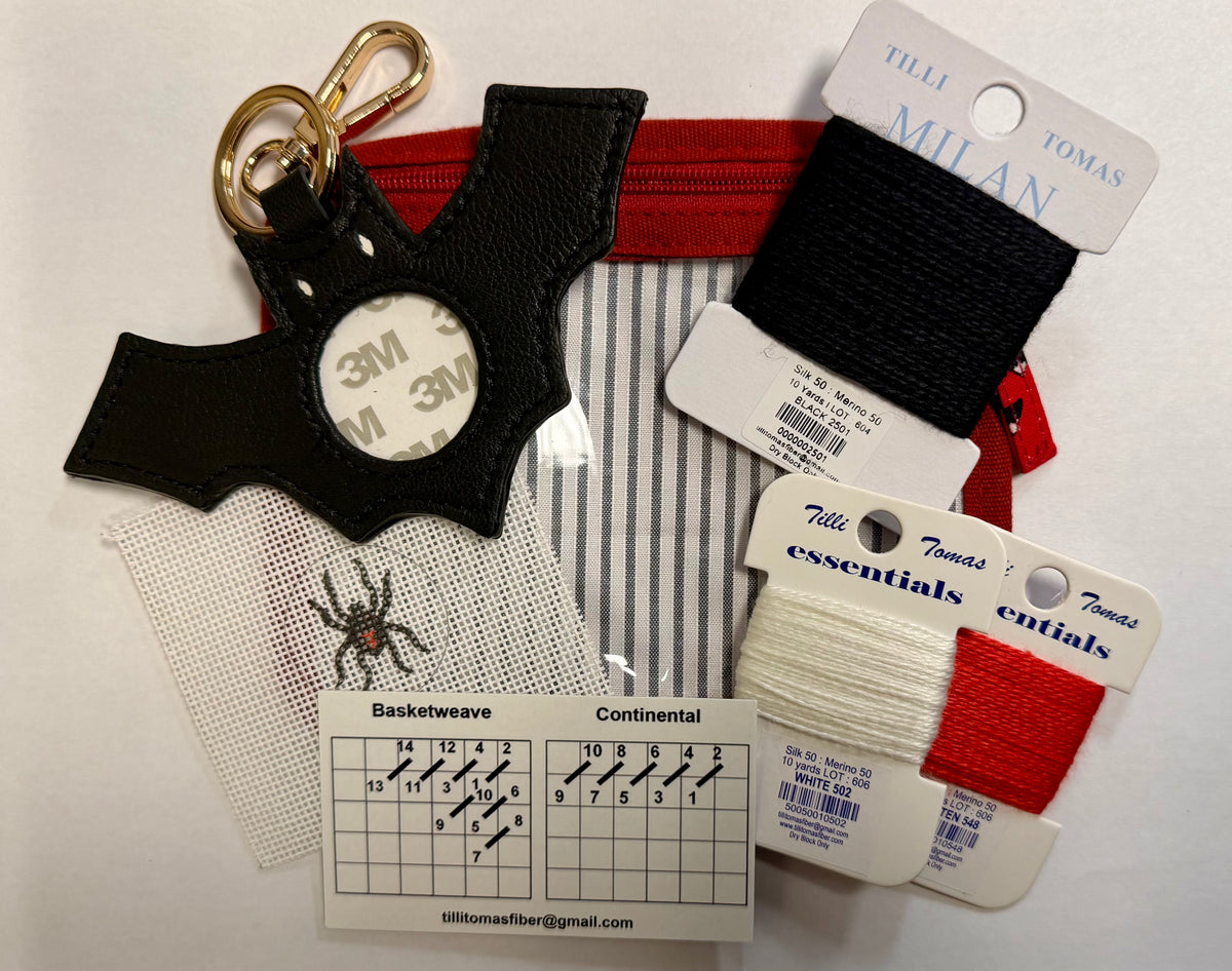 Holiday Specialty Fob - Bat Fob with Spider Insert