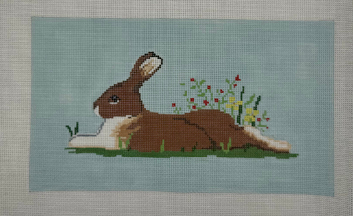 Rabbit In Flowers