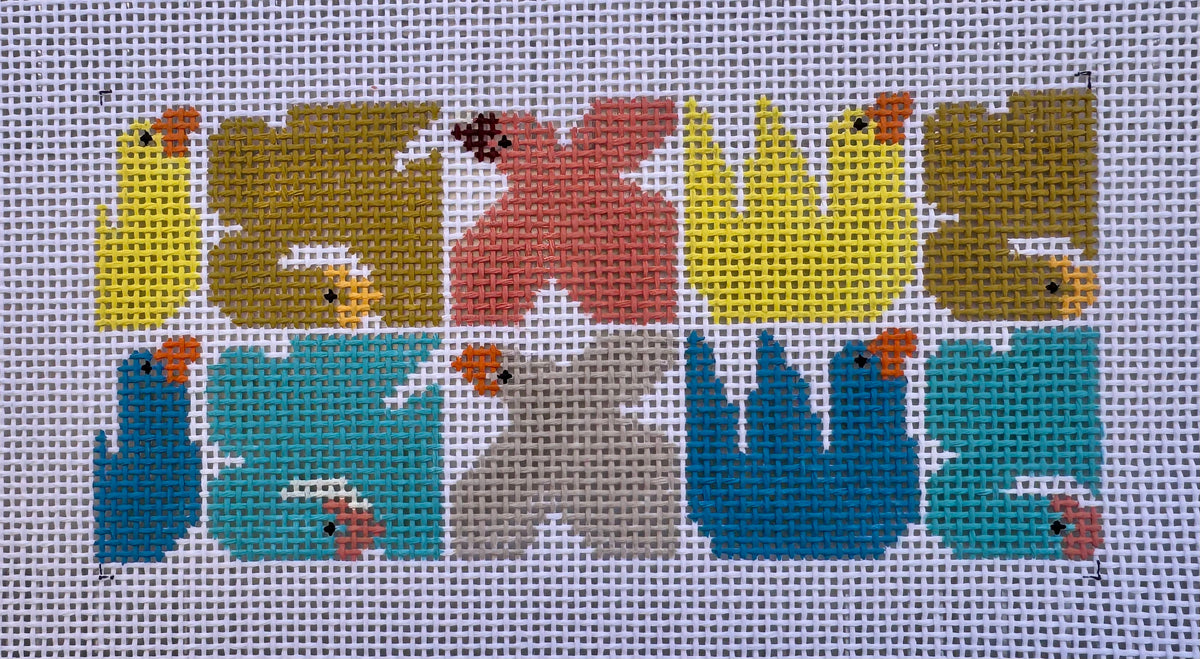 Multi Coloured Birds Insert