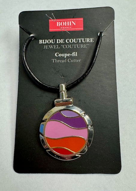 Bijou Jewel Couture Thread Cutter - Waves - Purple Pink & Orange