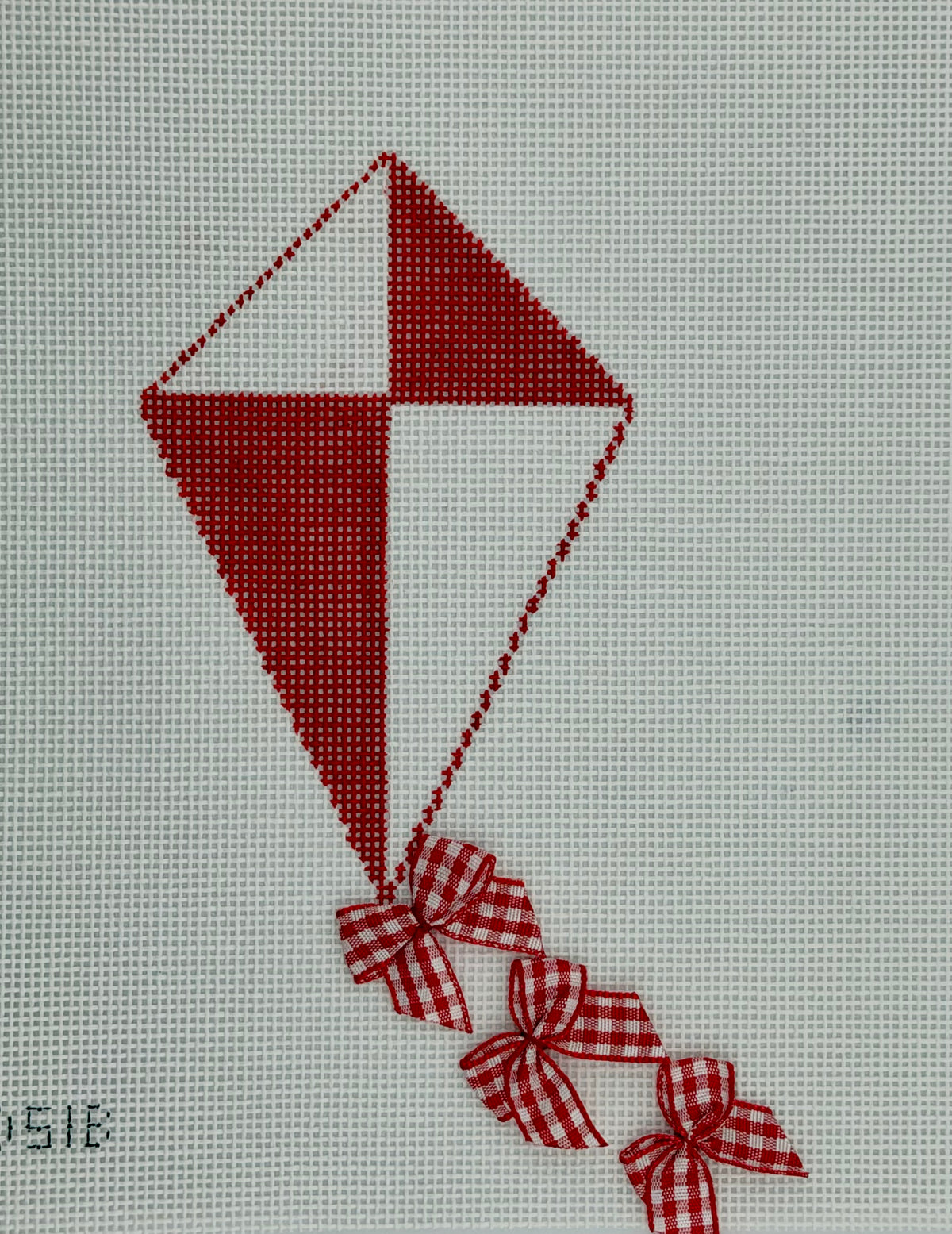 Red Kite & Gingham Bows with Stitch Guide