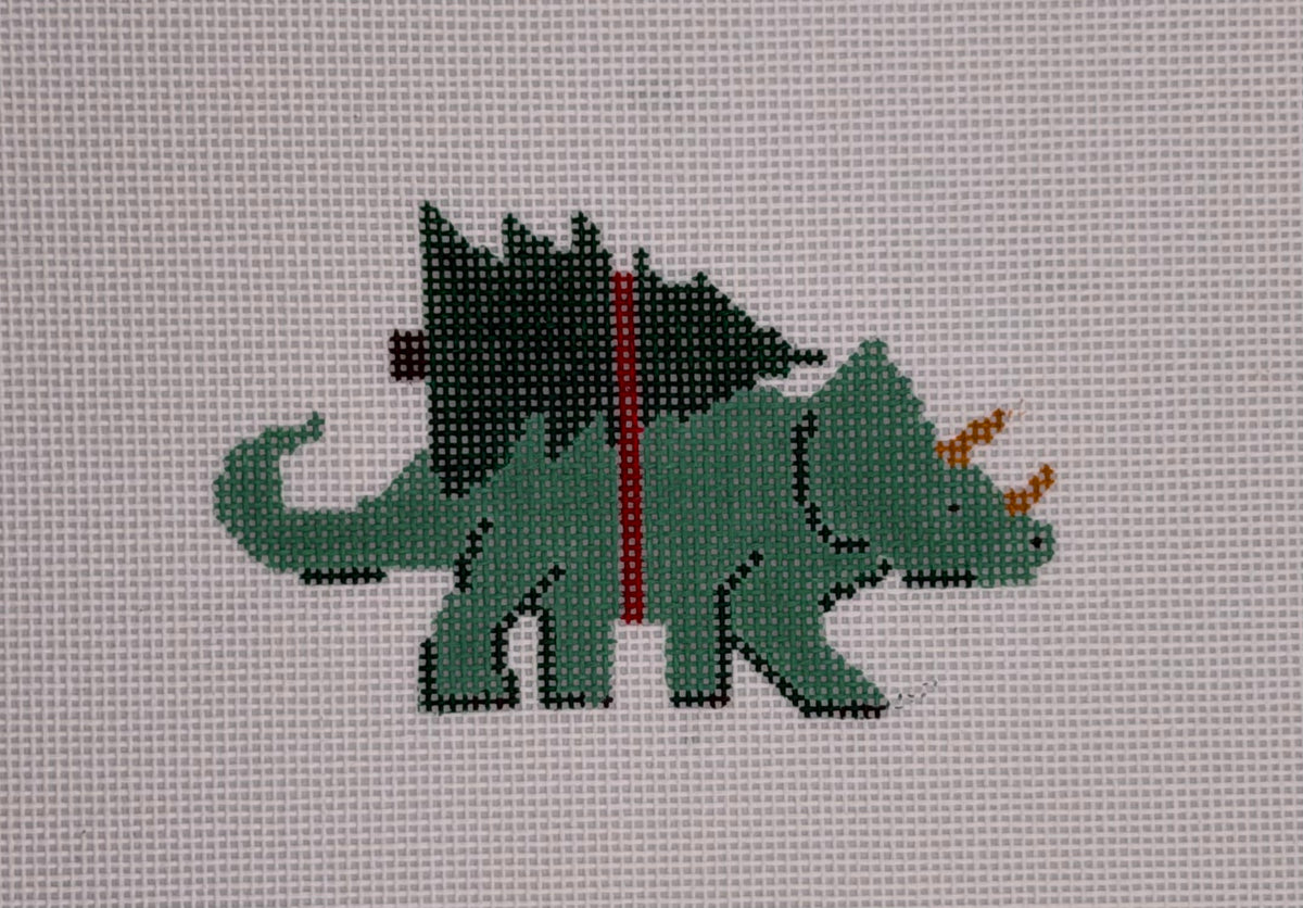 Christmas Triceratops with Stitch Guide