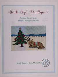 Reindeer Games Series - Reindeer and Tree
