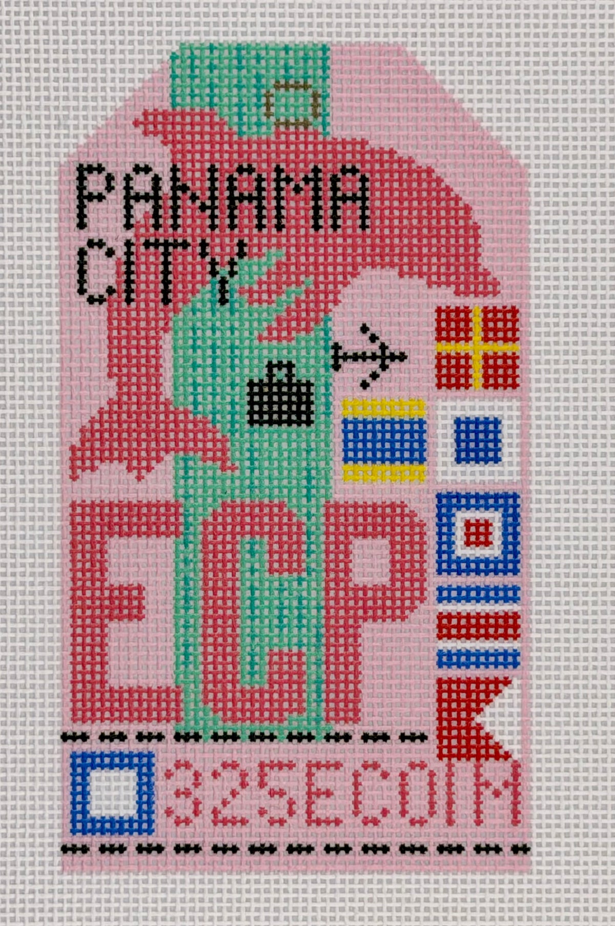 Panama City Retro Travel Tag