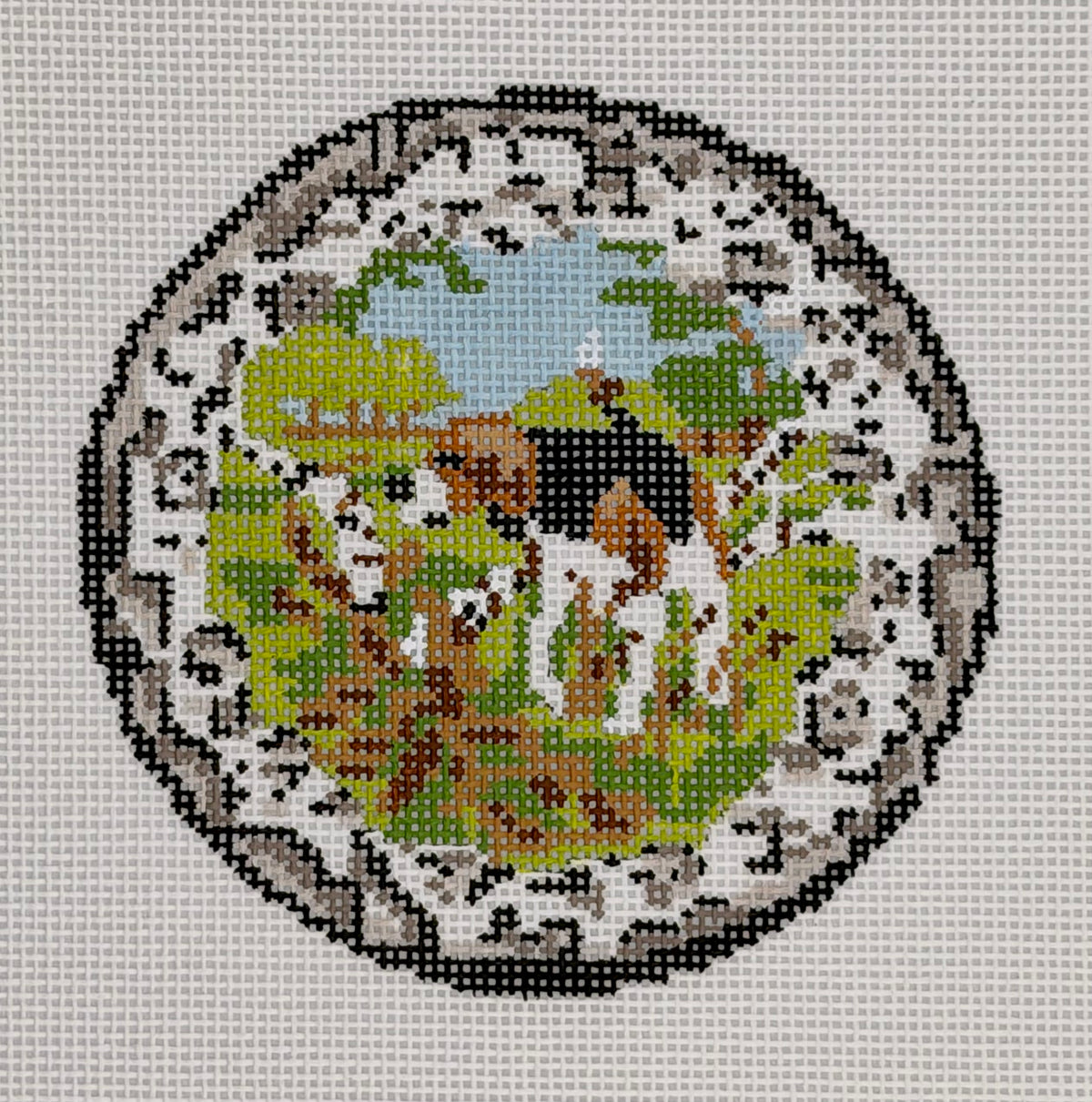 Transferware Beagle