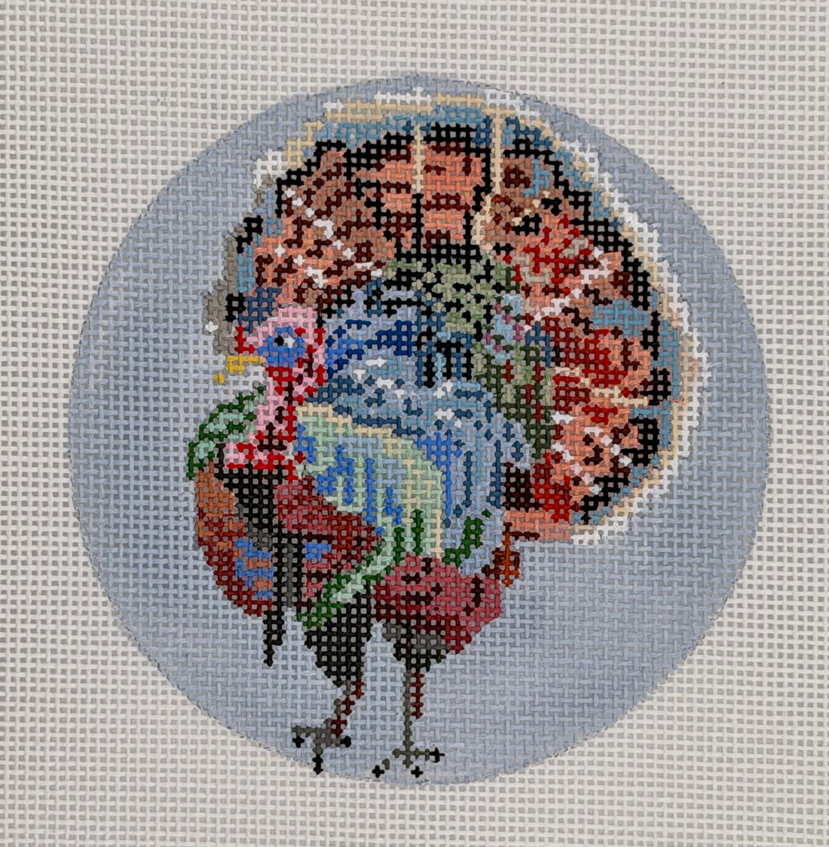 Colorful Turkey Round