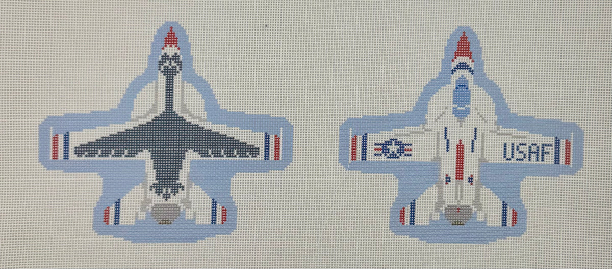 Two Sided Thunderbird Plane