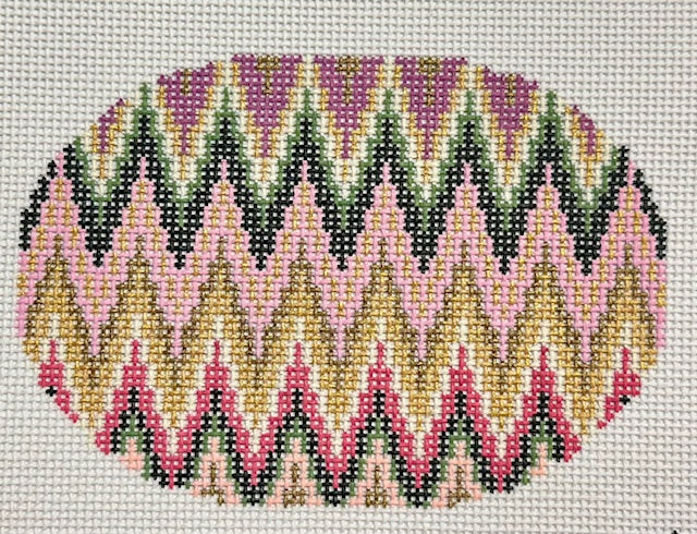 The Flame Oval - Cool Colors