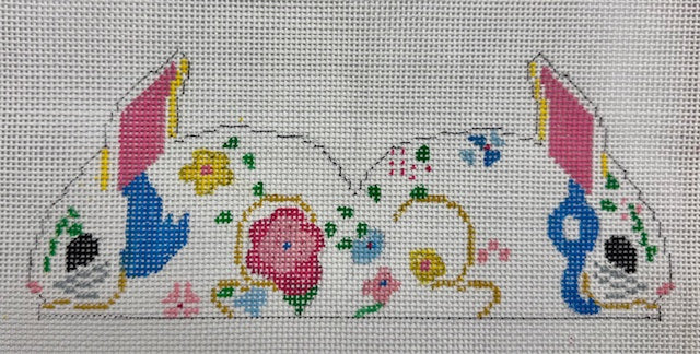Floral Two Sided Bunny