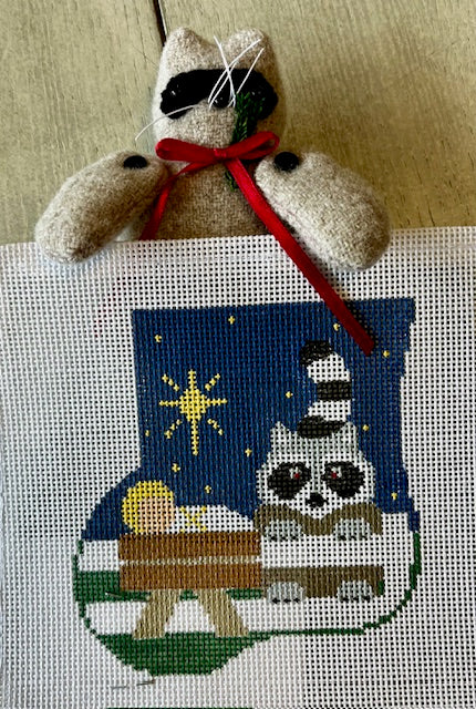 Adoration Raccoon with Raccoon