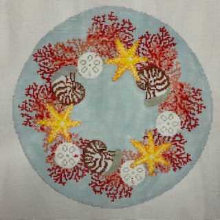 Tropical Coral Wreath