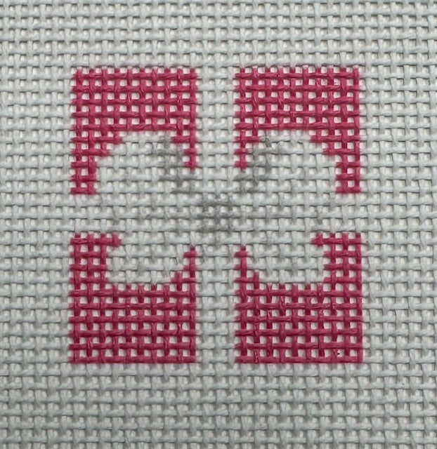 White Ribbon on Pink