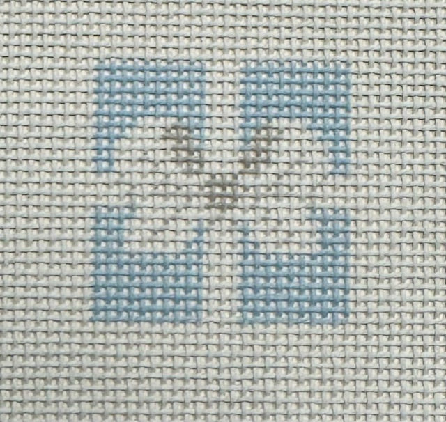 White Ribbon on Light Blue